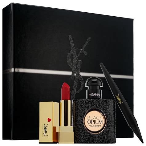 ysl black opium gift set 100ml|superdrug Black Opium gift sets.